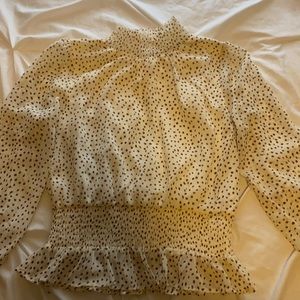 Polka dot blouse